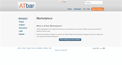 Desktop Screenshot of marketplace.atbar.org