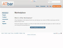 Tablet Screenshot of marketplace.atbar.org